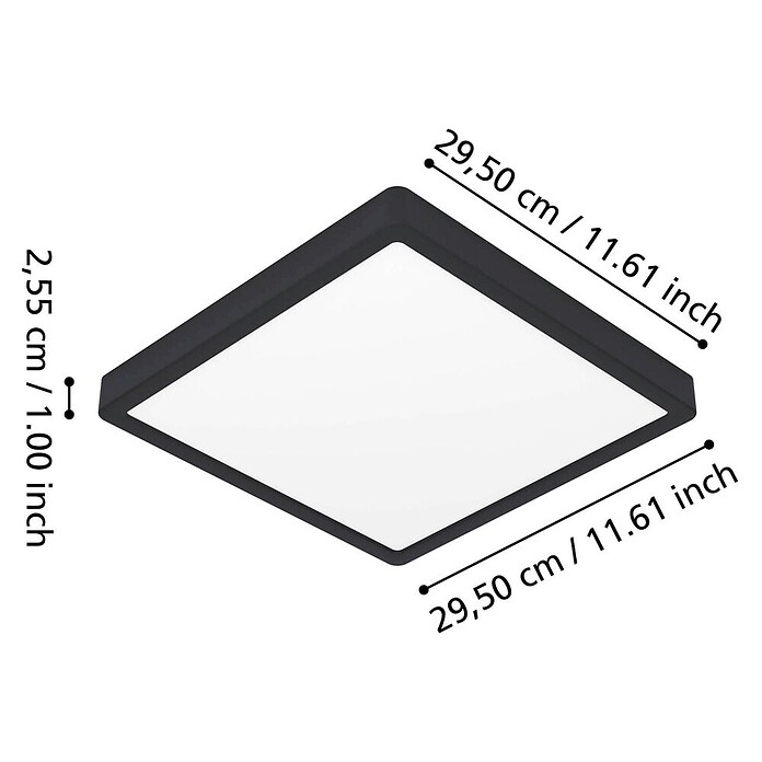 Eglo connect.z Okrogel LED panel Fueva 6-Z  (11,2 W, Ø x V: 21 x 2,5 cm, Barva svetlobe: RGBW) | 3016 - Deckenleuchte | CACB - Deckenleuchten | CAC - Indoorleuchten | CA - Beleuchtung | C - Elektro | BAUHAUS