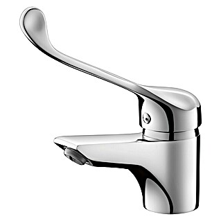 Grifo de lavabo gerontológico Bailey (Cromo, Brillante)