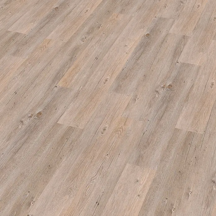 Decolife Designboden Freestyle Access Kenai Oak - 1.220 x 185 x 8,5 mm, Landhausdiele, Kenai Oak - Hellbraune Holzoptik-Dielenböden mit sichtbarer Maserung und Ästen.
