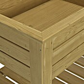 Hochbeet (L x B x H: 80 x 110 x 90 cm, Holz, Braun) | BAUHAUS