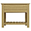 Hochbeet (L x B x H: 80 x 110 x 90 cm, Holz, Braun) | BAUHAUS