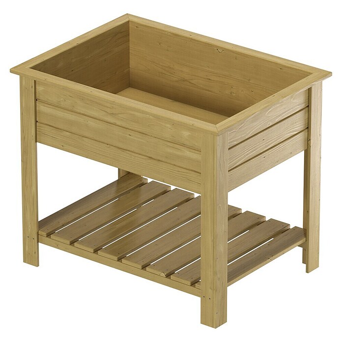 Hochbeet (L x B x H: 80 x 110 x 90 cm, Holz, Braun) | BAUHAUS