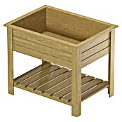 Hochbeet (L x B x H: 80 x 110 x 90 cm, Holz, Braun) | BAUHAUS