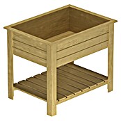 Hochbeet (L x B x H: 80 x 110 x 90 cm, Holz, Braun) | BAUHAUS