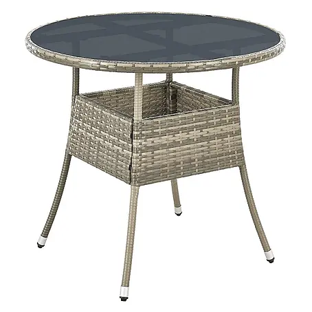 Juskys  Gartentisch rund Yoro