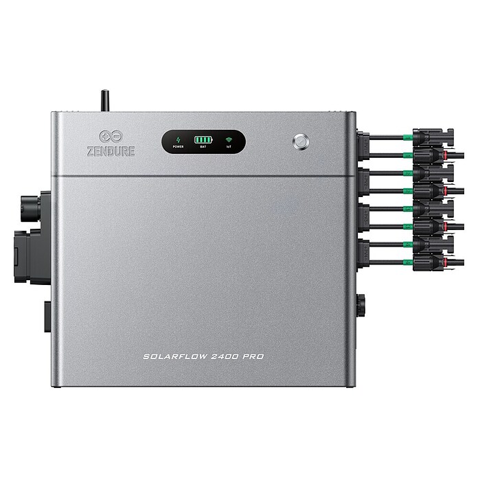 Zendure Batteriespeicher Solarflow 2400 Pro (Leistungsaufnahme: 3 000 W, Nennspannung: 48 V) | BAUHAUS
