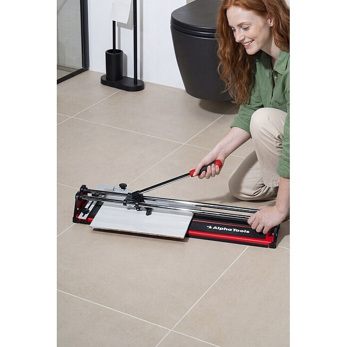 Alpha Tools Cortador manual de azulejos (Longitud de corte máx.: 600 mm, Espesor máx. de azulejo: 12 mm) | BAUHAUS