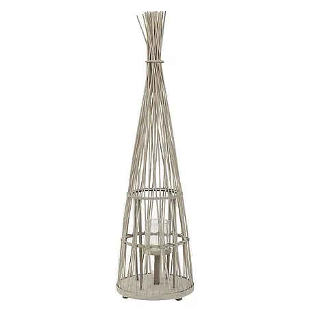 ECD Germany  Windlicht Boho Bambus Laterne