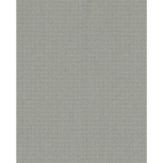 Marburg La Veneziana IV Vliestapete - Greige, Grafisch, 10,05 x 0,53 m - Feine, graue Strickwaren Textur mit einer erkennbaren V-förmigen Maschenstruktur, ideal für Hintergründe und Textildesign.