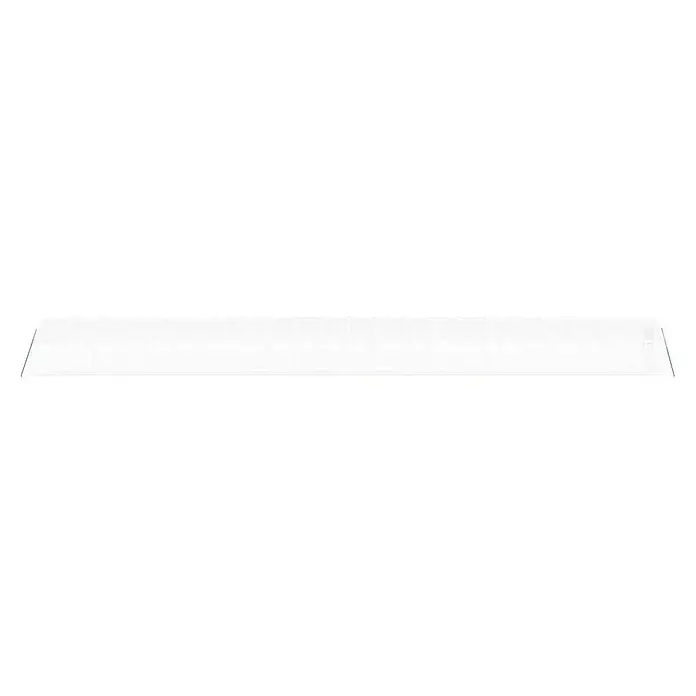 Furnicato Gewächshaus - 22 x 3 cm, Material Seitenwand: Kunststoff, 38 mm, Grau - Langes, gewölbtes, transparentes Gewächshauspaneel mit vertikalen Unterteilungen.