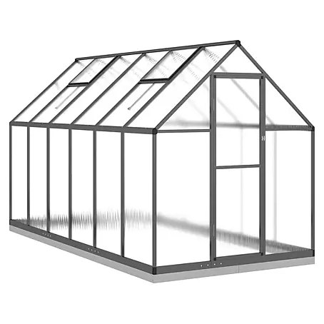 Furnicato  Gewächshaus Polycarbonat Anthrazit