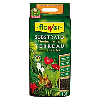 Flower Sustrato para plantas verdes (10 l)