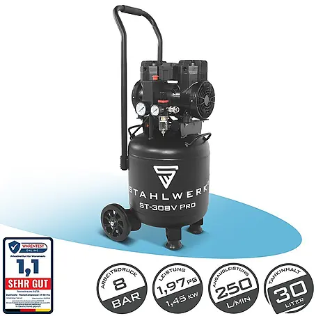 STAHLWERK  Kompressor ST-308V Pro