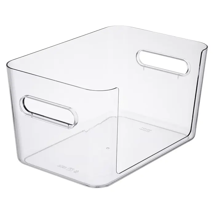 SmartStore Vorratsdose Compact Access - L x B x H: 20 x 29,5 x 16 cm, Kunststoff, Transparent - Rechteckiger Aufbewahrungsbehälter aus transparentem Kunststoff mit integrierten Griffen an den kurzen Seiten.