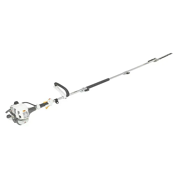Alpina Benzin-Multitool AMT 26 - 0,7 kW, 25,4 cm³ - Die Teleskop-Heckenschere ist ideal zum Schneiden hoher Hecken. Das Gerät verfügt über einen leistungsstarken Motor für präzise Schnitte.