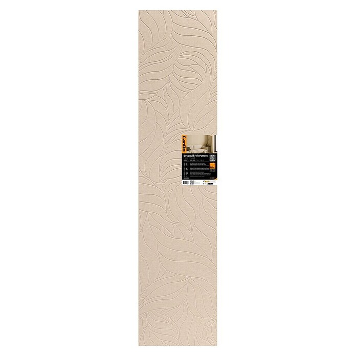CanDo Wandpaneel Decowall Felt Pattern (Flow Zand, 260 x 60 cm, Kunststof) | BAUHAUS