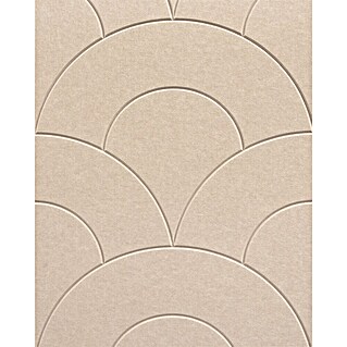 CanDo Wandpaneel Decowall Felt Pattern (Shell Zand, 260 x 60 cm, Kunststof)