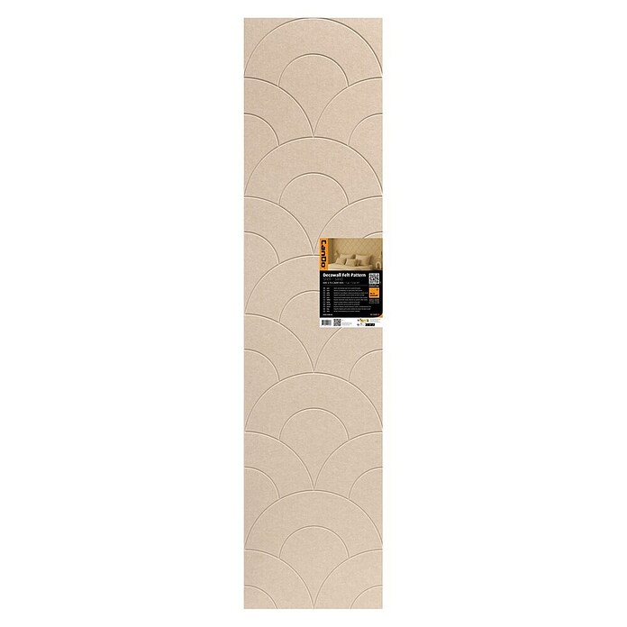 CanDo Wandpaneel Decowall Felt Pattern (Shell Zand, 260 x 60 cm, Kunststof) | BAUHAUS