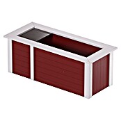 Weka Profi-Hochbeet (Mit Stauraum, 205 x 79 x 81 cm, Schwedenrot)