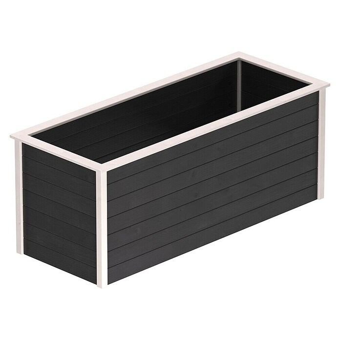 Weka Profi-Hochbeet C (205 x 80 x 81 cm, Fichte, Anthrazit)