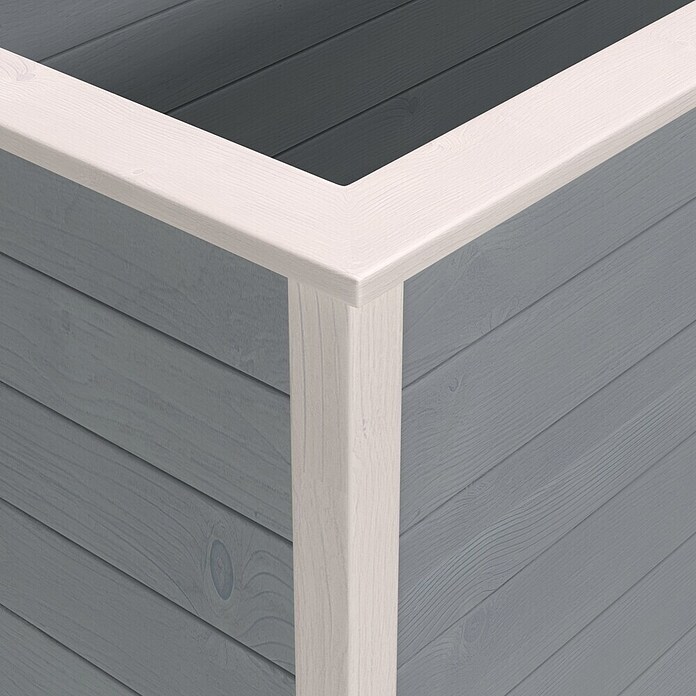 Weka Profi-Hochbeet (205 x 80 x 81 cm, Fichte, Grau)