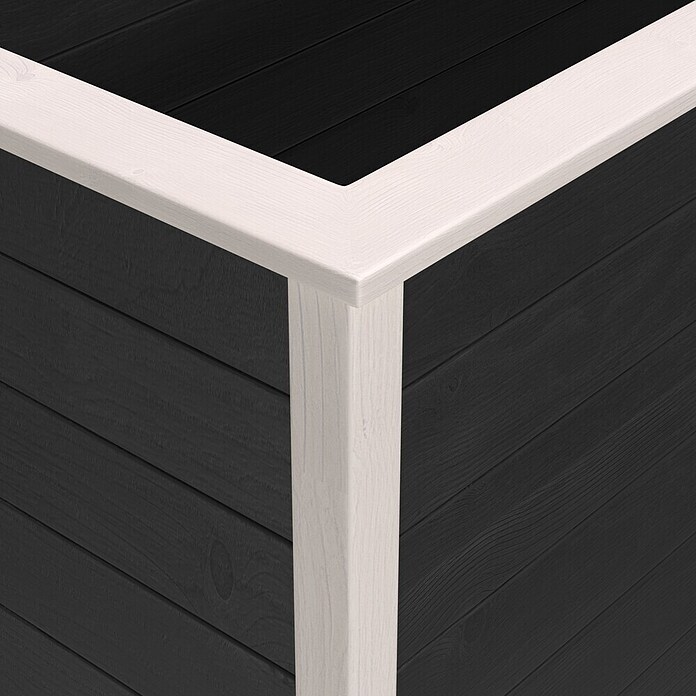 Weka Profi-Hochbeet C (205 x 80 x 81 cm, Fichte, Anthrazit)