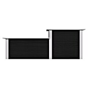 Weka Hochbeet (2-stufig, 205 x 79 x 81 cm, Anthrazit)