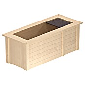 Weka Profi-Hochbeet (Mit Stauraum, 205 x 79 x 81 cm, Natur)