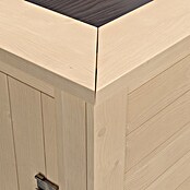 Weka Profi-Hochbeet (Mit Stauraum, 205 x 79 x 81 cm, Natur)