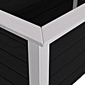 Weka Hochbeet (2-stufig, 205 x 79 x 81 cm, Anthrazit)