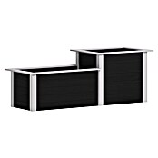 Weka Hochbeet (2-stufig, 205 x 79 x 81 cm, Anthrazit)