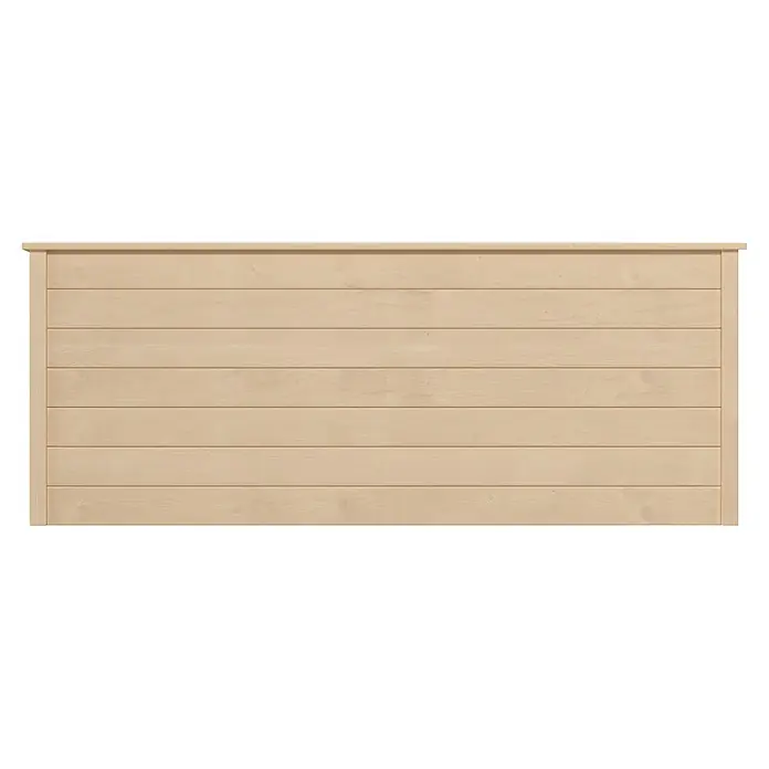Weka Hochbeet C - 205 x 80 x 81 cm, Holz, Natur - Hellbraunes Holzaunelement mit horizontalen Lamellen und Rahmen.