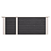 Weka Profi-Hochbeet (Mit Stauraum, 205 x 79 x 81 cm, Anthrazit)