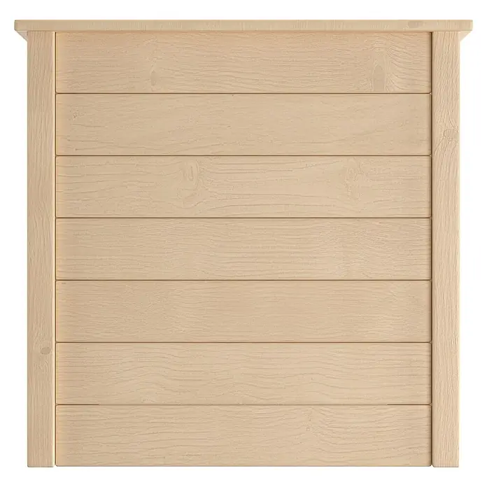 Weka Hochbeet C - 205 x 80 x 81 cm, Holz, Natur - Helle Holzplatte mit horizontalen Lamellen und Rahmen, geeignet für Möbel oder Schränke.