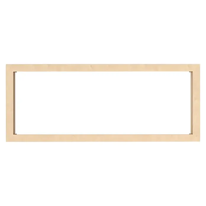 Weka Hochbeet C - 205 x 80 x 81 cm, Holz, Natur - Helles, natürliches Holzrahmen in Rechteckform.