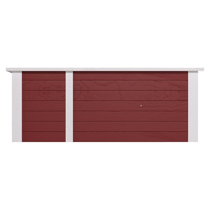 Weka Profi-Hochbeet (Mit Stauraum, 205 x 79 x 81 cm, Schwedenrot)