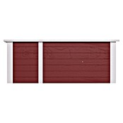 Weka Profi-Hochbeet (Mit Stauraum, 205 x 79 x 81 cm, Schwedenrot)
