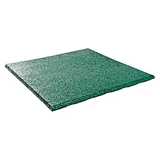 Terrastegel Rubber (500 mm x 500 mm x 2,5 cm, Groen)
