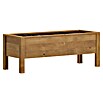 T & J Hochbeet Jens (72 x 192 x 72 cm, Holz, Braun) | BAUHAUS
