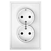 Commel Vtičnica - dvojna Adria  (Bela, Plastika, Podometna montaža) | 3211 - Markenschalter innen UP | CBCA - Markenschalter | CBC - Schalterserien | CB - Elektroinstallation | C - Elektro | BAUHAUS