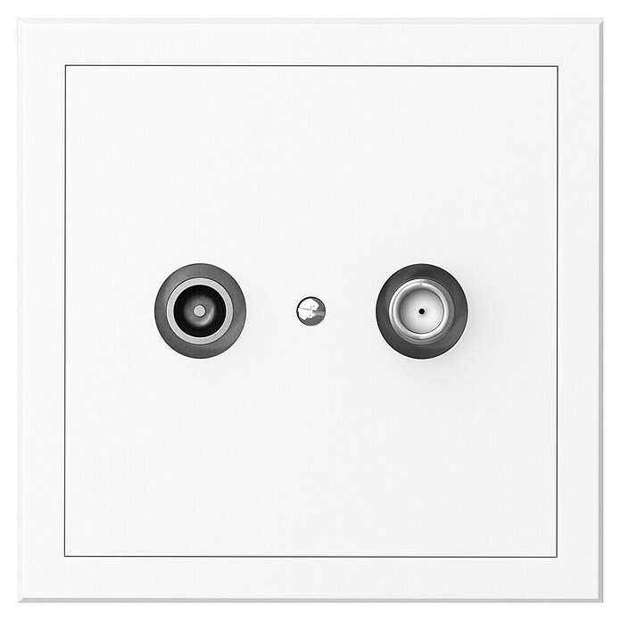 Commel Antenska vtičnica TV/SAT Adria  (Bela, Plastika, Podometna montaža) | 3211 - Markenschalter innen UP | CBCA - Markenschalter | CBC - Schalterserien | CB - Elektroinstallation | C - Elektro | BAUHAUS