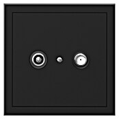 Commel Antenska vtičnica TV/SAT Adria  (Črna, Plastika, Podometna montaža) | 3211 - Markenschalter innen UP | CBCA - Markenschalter | CBC - Schalterserien | CB - Elektroinstallation | C - Elektro | BAUHAUS