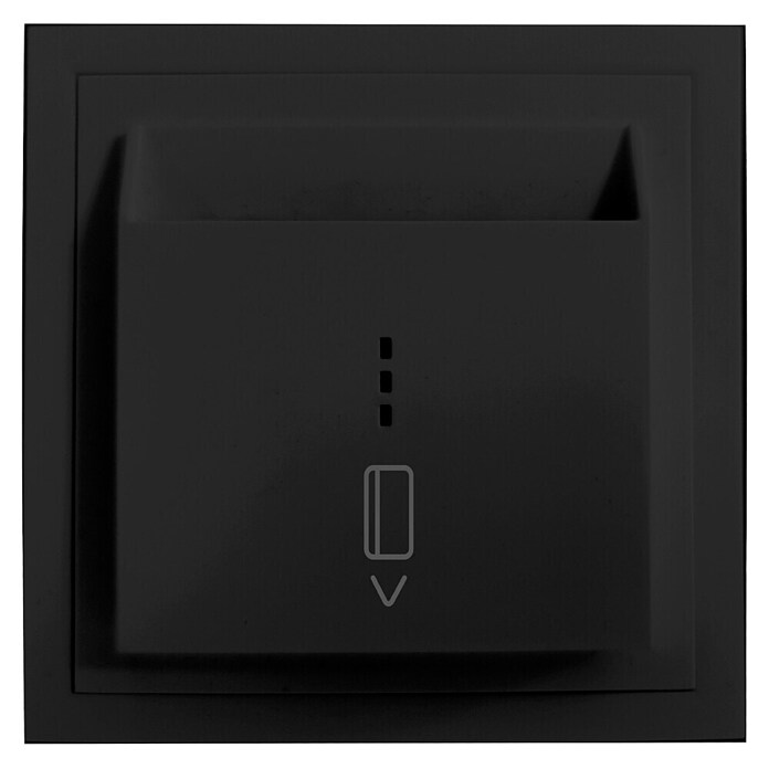 Commel Stikalo na kartico Adria  (Črna, Za notranjo uporabo) | 3211 - Markenschalter innen UP | CBCA - Markenschalter | CBC - Schalterserien | CB - Elektroinstallation | C - Elektro | BAUHAUS