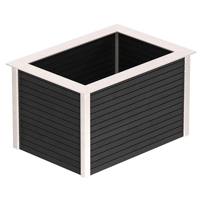 Weka Hochbeet 669 (91 x 131 x 81 cm, Holz, Anthrazit) | BAUHAUS