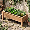 T & J Hochbeet Jens (72 x 192 x 72 cm, Holz, Braun) | BAUHAUS