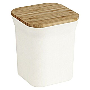 Jocca Bote de cocina M (L x An x Al: 11,6 x 11,6 x 14 cm, Bambú, Beige)