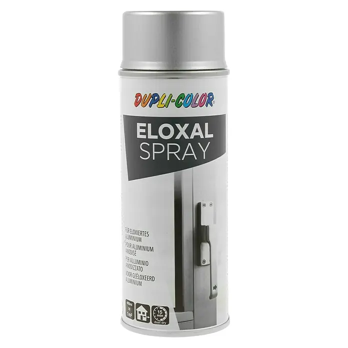 Dupli-Color Special Ausbesserungsspray Eloxal Spray - Silber, Seidenmatt, 400 ml - Dupli-Color Eloxal Spraydose zur Anwendung auf Aluminiumoberflächen. Ideal, um eloxiertes Aluminium mit diesem Spray farblich aufzufrischen.