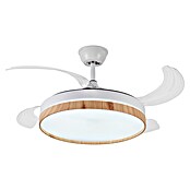 Purline Ventilador de techo Ceily Brise (Blanco/Madera clara, 107 cm, 28 W) | BAUHAUS