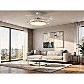 Purline Ventilador de techo Ceily Brise (Blanco/Madera clara, 107 cm, 28 W) | BAUHAUS