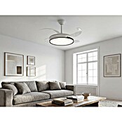 Purline Ventilador de techo Ceily Brise (Blanco/Negro, 122 cm, 28 W) | BAUHAUS